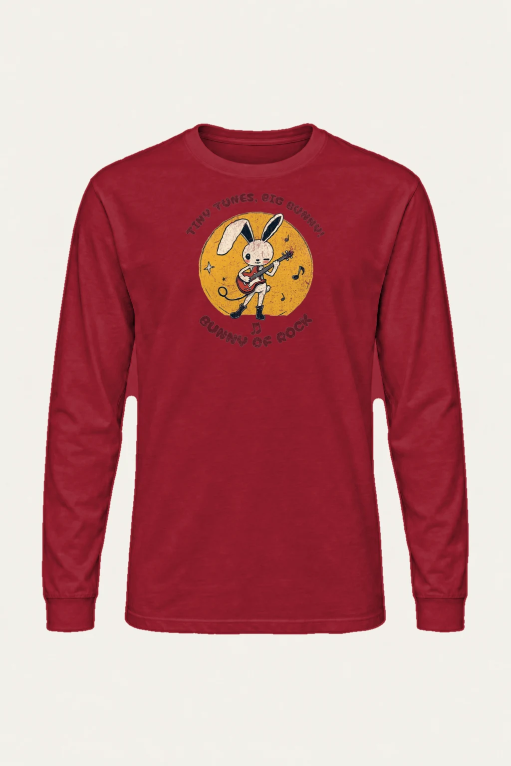 "Bunny of Rock" Unisex Longsleeve T-shirt | Gildan 2400