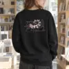 "Burgundy Arabesque Calligraphy" Heavy Blend Unisex Crewneck Sweatshirt | Gildan 18000