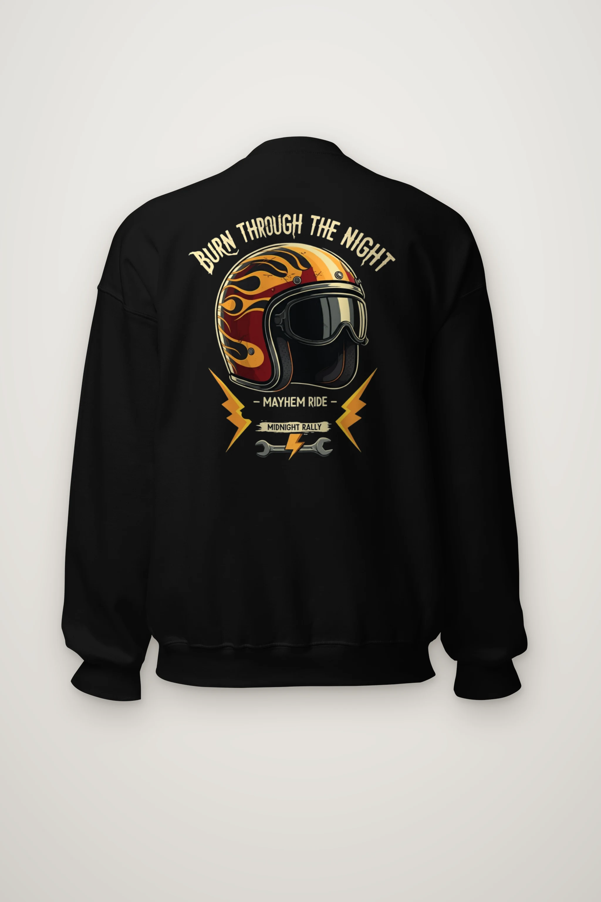 "Burn Through The Night" Heavy Blend Unisex Crewneck Sweatshirt