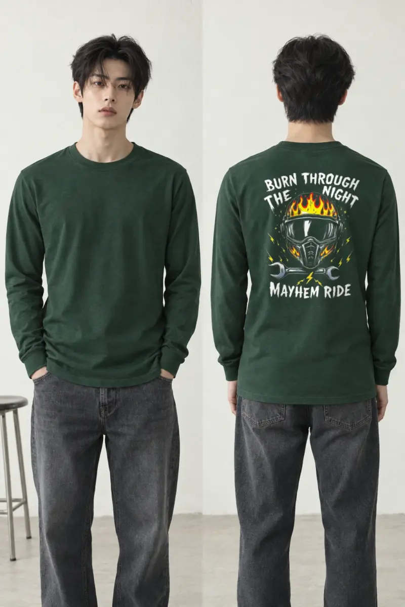"Burn Through The Night" Unisex Longsleeve T-shirt