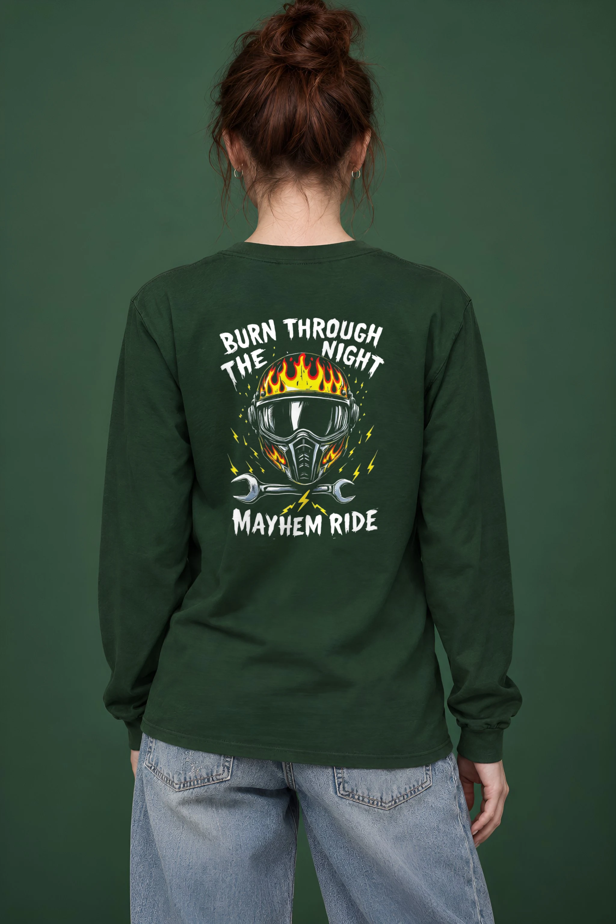 "Burn Through The Night" Unisex Longsleeve T-shirt
