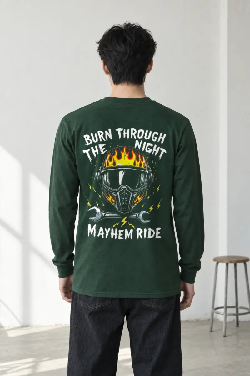 "Burn Through The Night" Unisex Longsleeve T-shirt