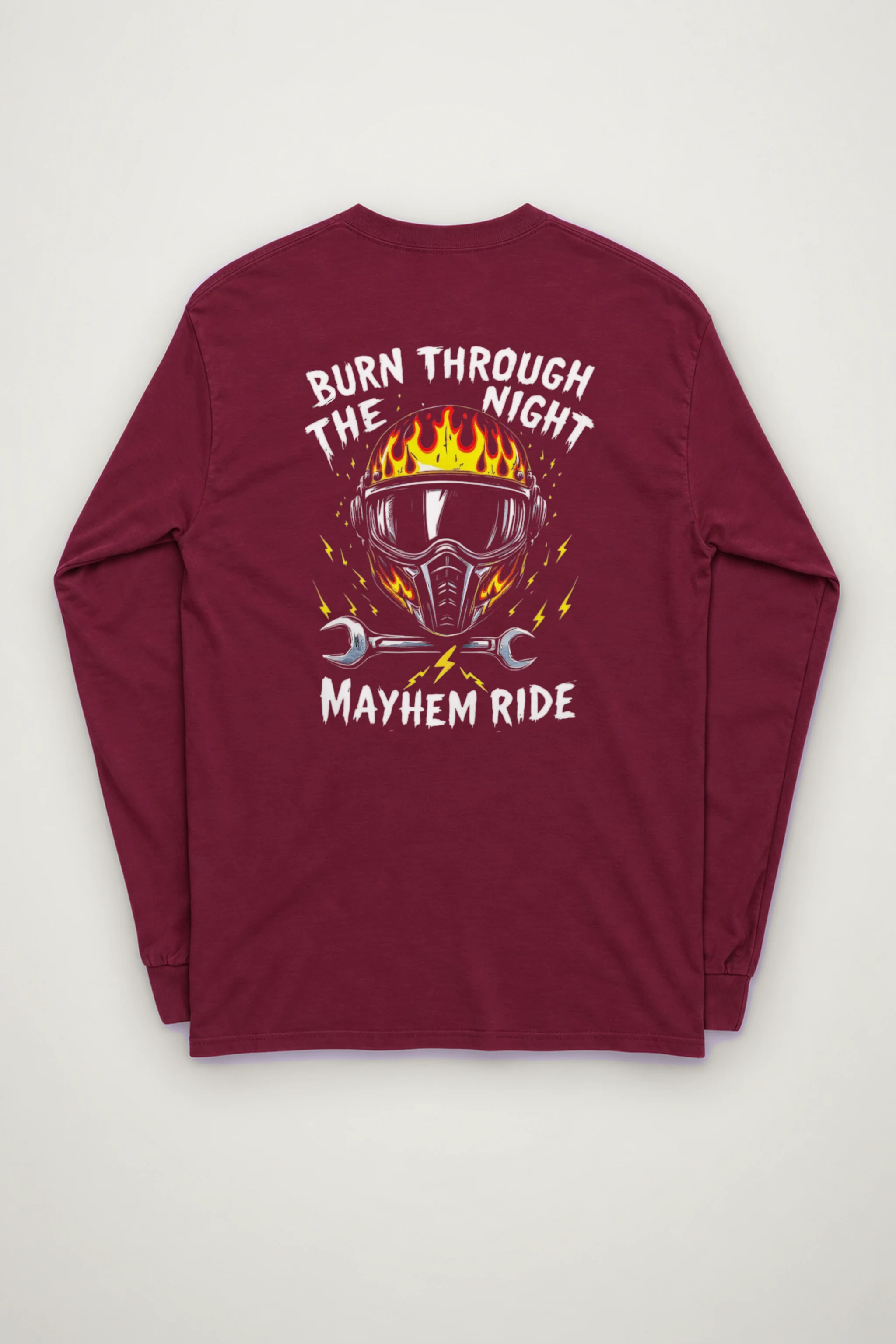 "Burn Through The Night" Unisex Longsleeve T-shirt