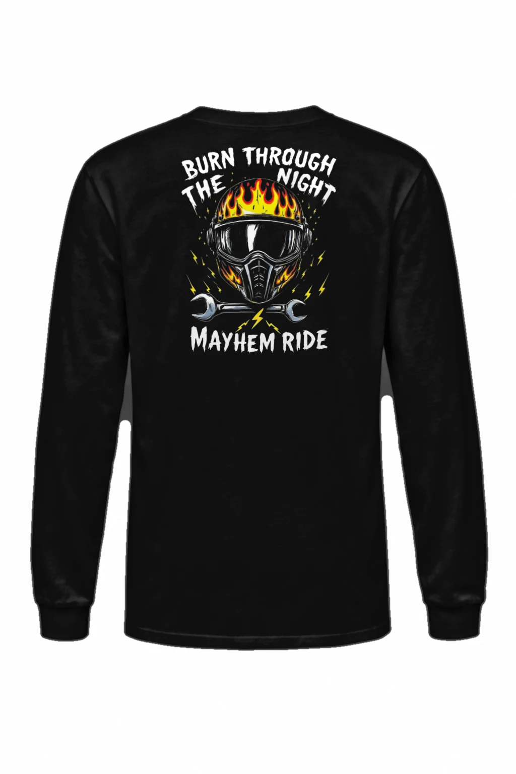 "Burn Through The Night" Unisex Longsleeve T-shirt | Gildan 2400