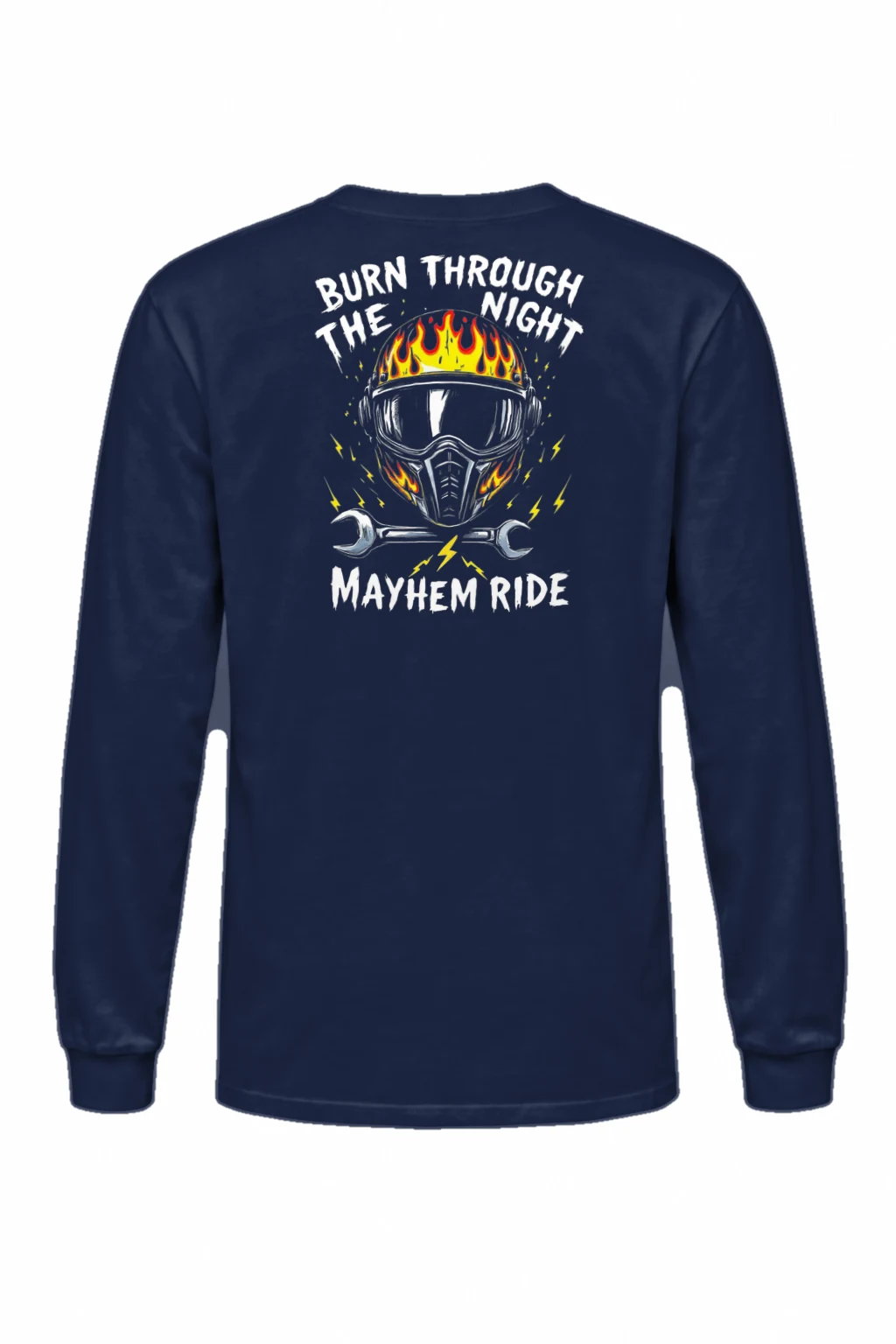 "Burn Through The Night" Unisex Longsleeve T-shirt | Gildan 2400