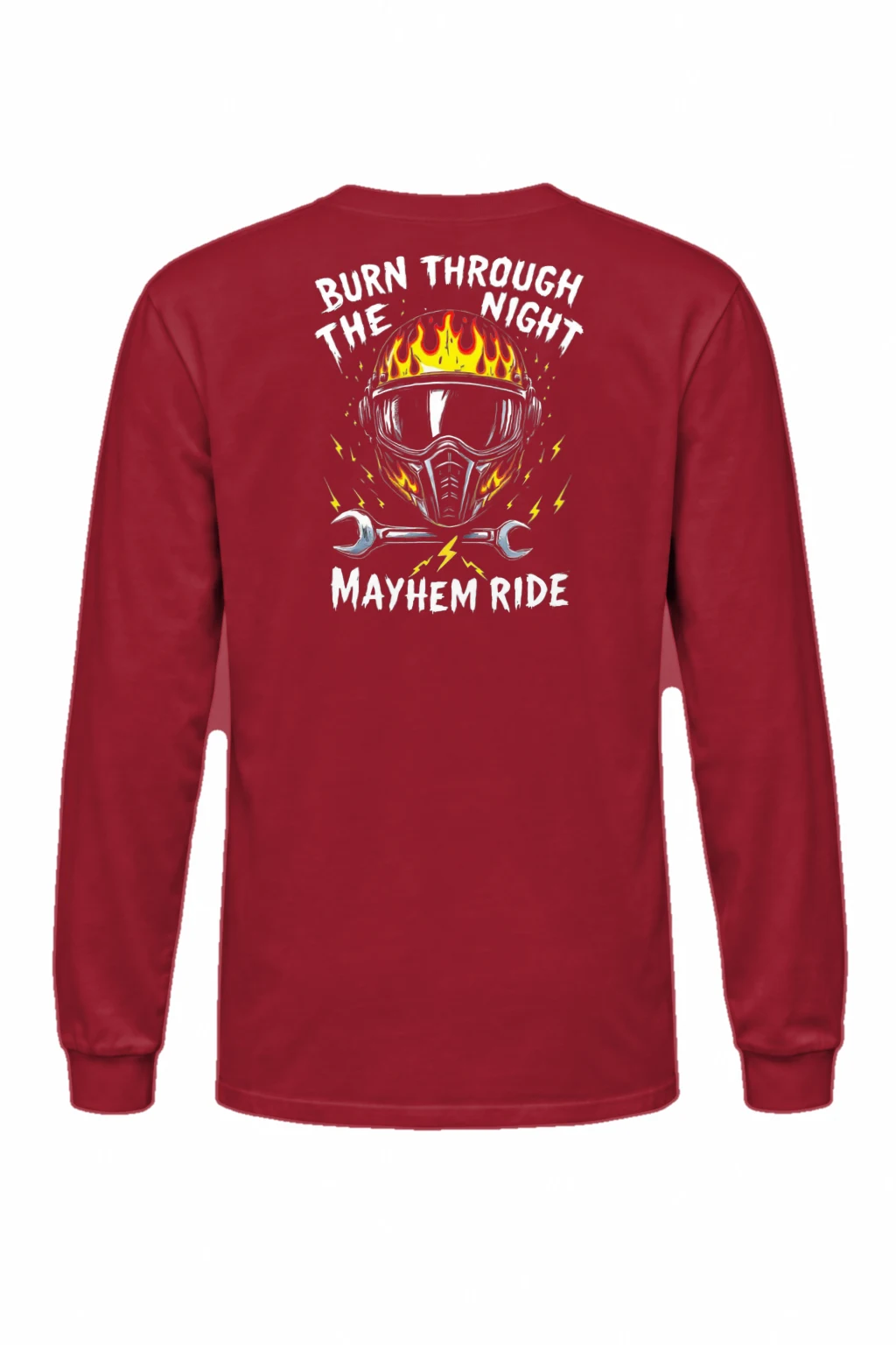 "Burn Through The Night" Unisex Longsleeve T-shirt | Gildan 2400