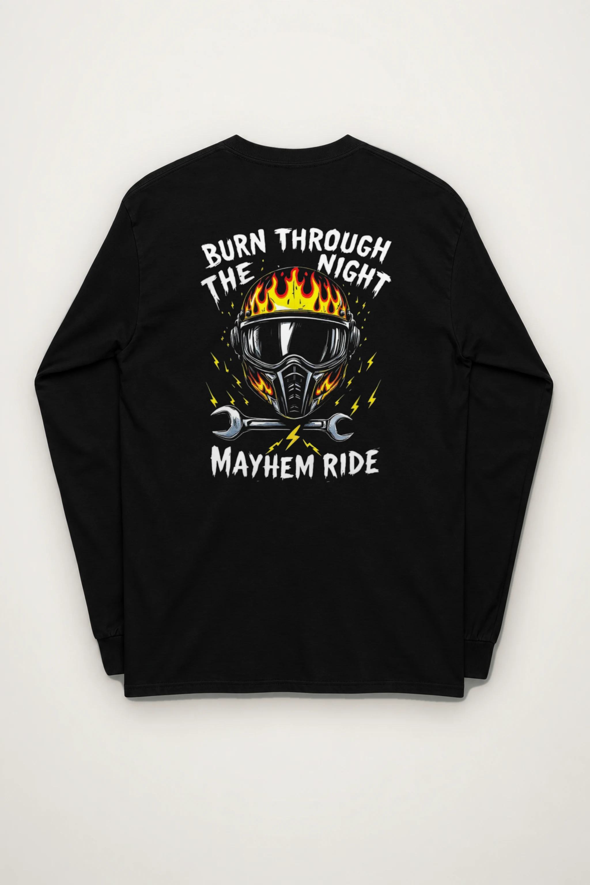 "Burn Through The Night" Unisex Longsleeve T-shirt