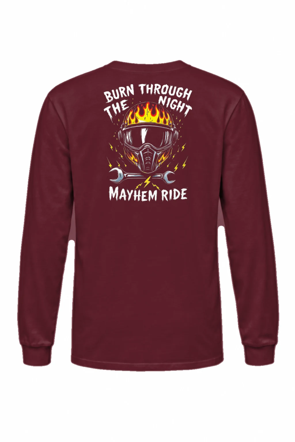 "Burn Through The Night" Unisex Longsleeve T-shirt | Gildan 2400