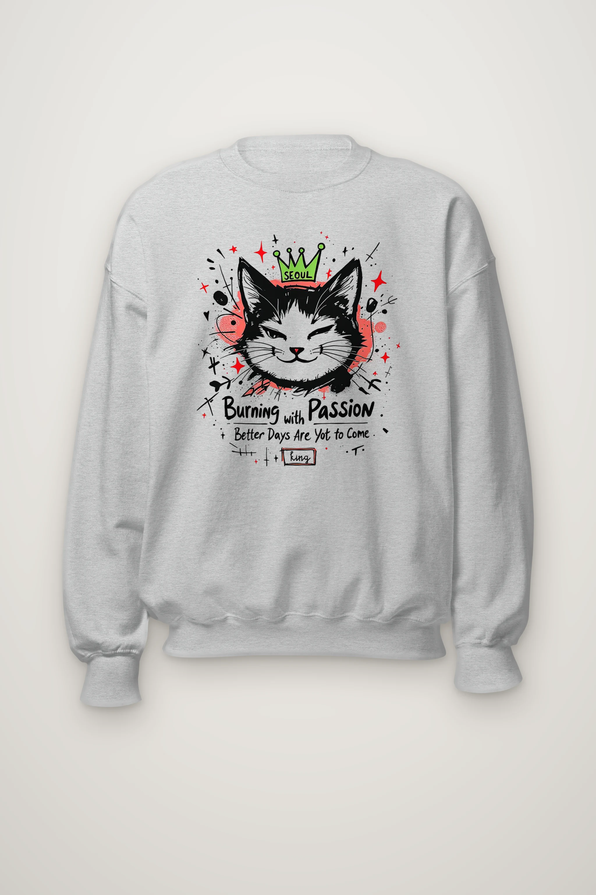 "Burning With Passion" Heavy Blend Unisex Crewneck Sweatshirt