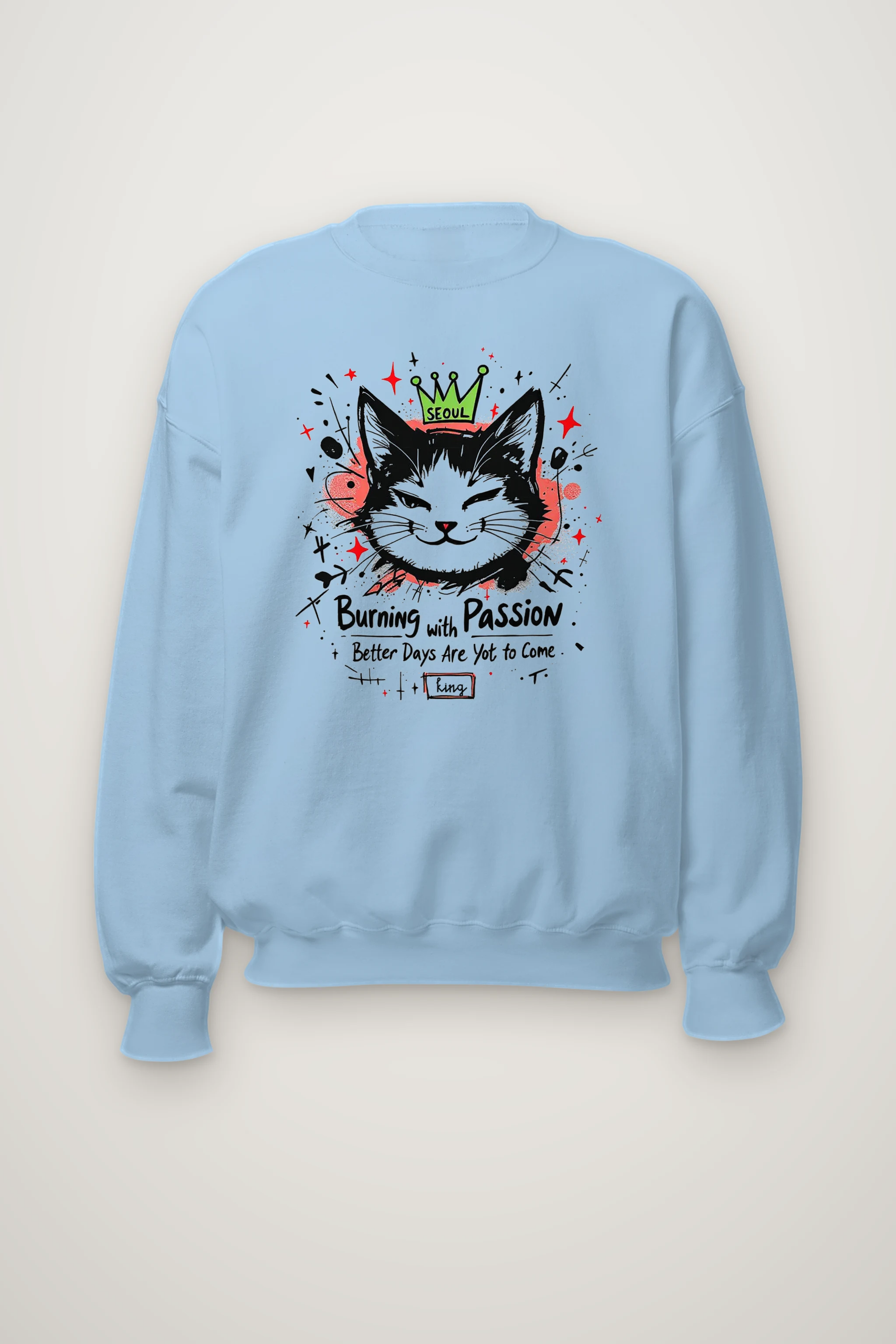 "Burning With Passion" Heavy Blend Unisex Crewneck Sweatshirt