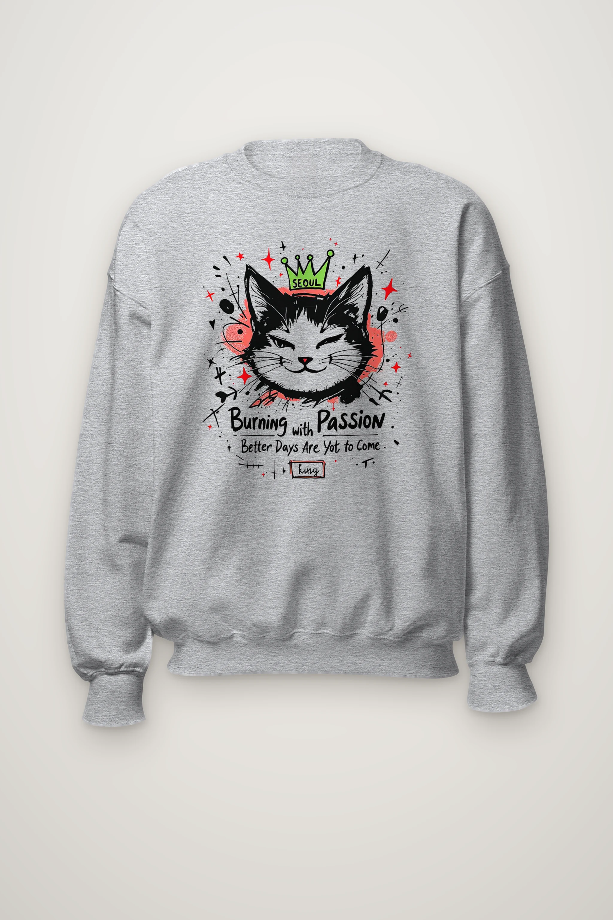 "Burning With Passion" Heavy Blend Unisex Crewneck Sweatshirt
