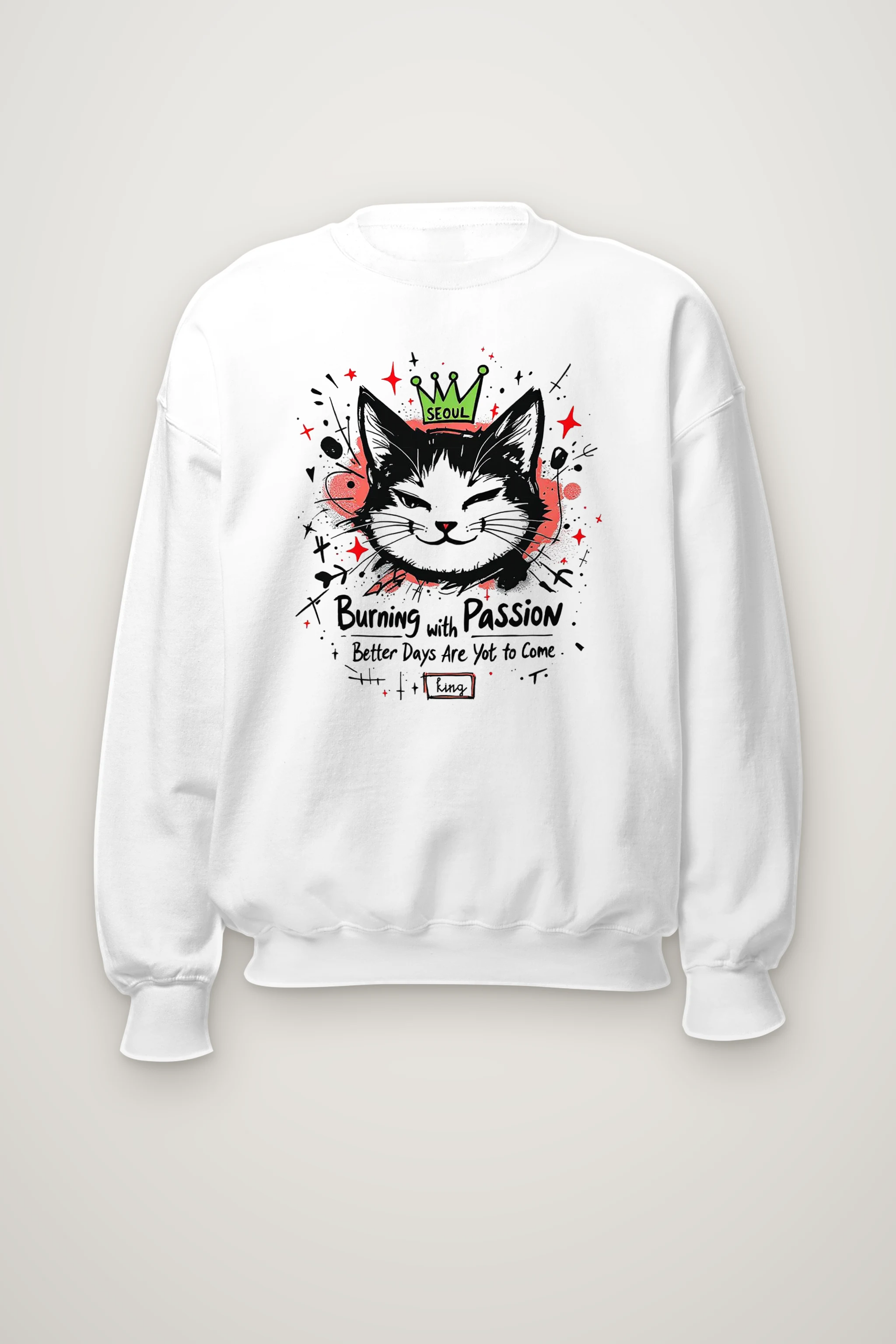 "Burning With Passion" Heavy Blend Unisex Crewneck Sweatshirt