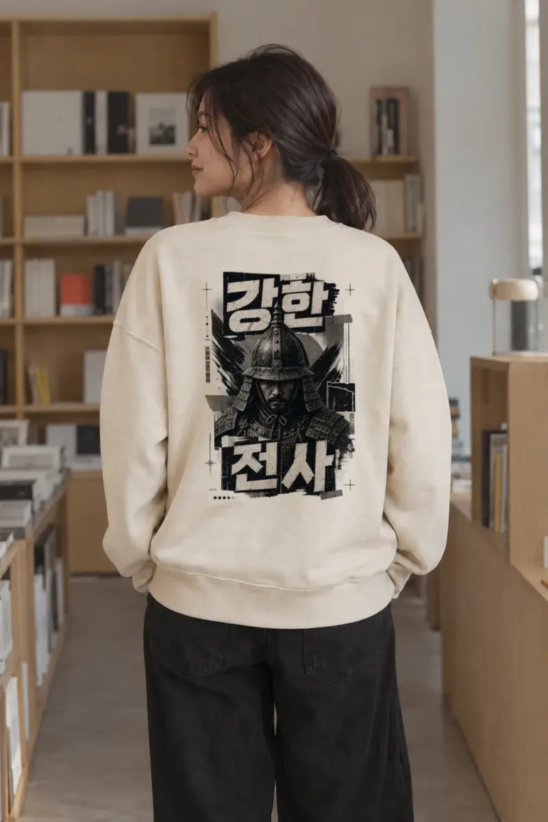 "Bushido Warrior" Unisex Sponge Fleece Crewneck Sweatshirt | Bella + Canvas 3901