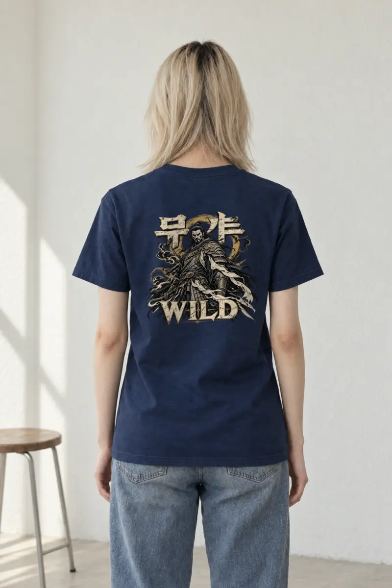 "Bushido Wild" Heavyweight Unisex Crewneck T-shirt