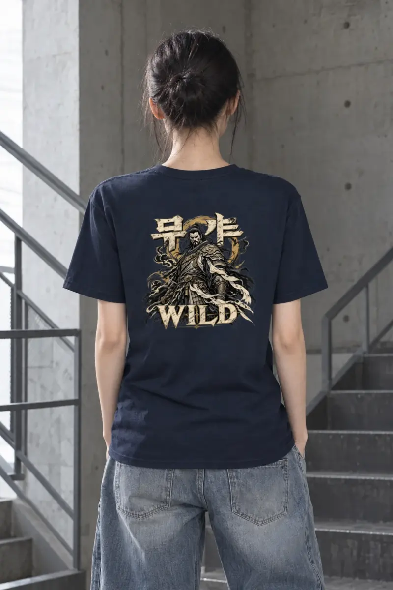 "Bushido Wild" Heavyweight Unisex Crewneck T-shirt