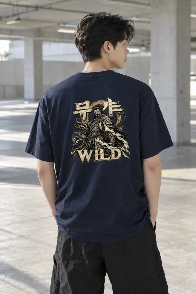 "Bushido Wild" Heavyweight Unisex Crewneck T-shirt | Gildan 5000