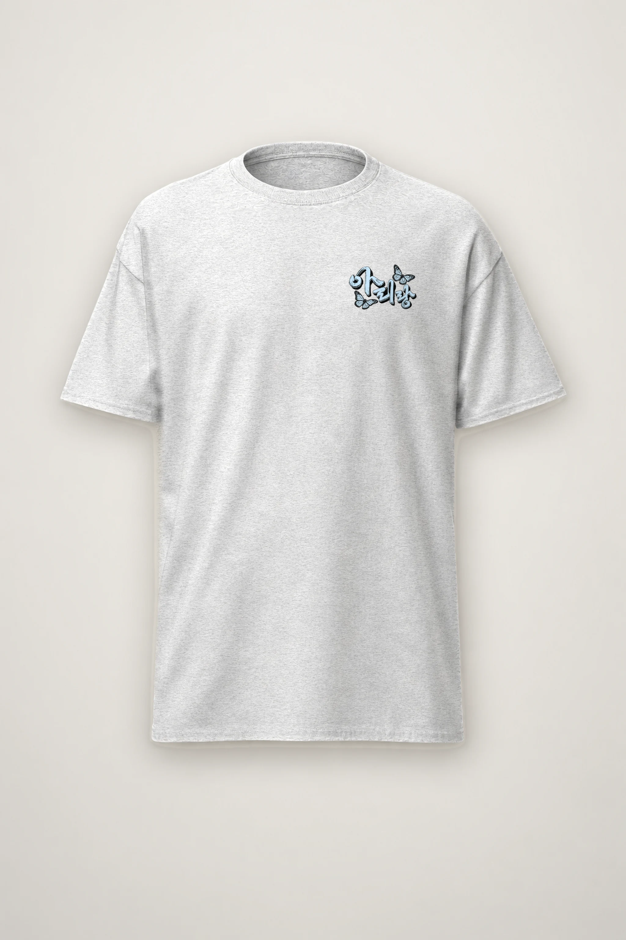 "Butterfly Musician" Heavyweight Unisex Crewneck T-shirt