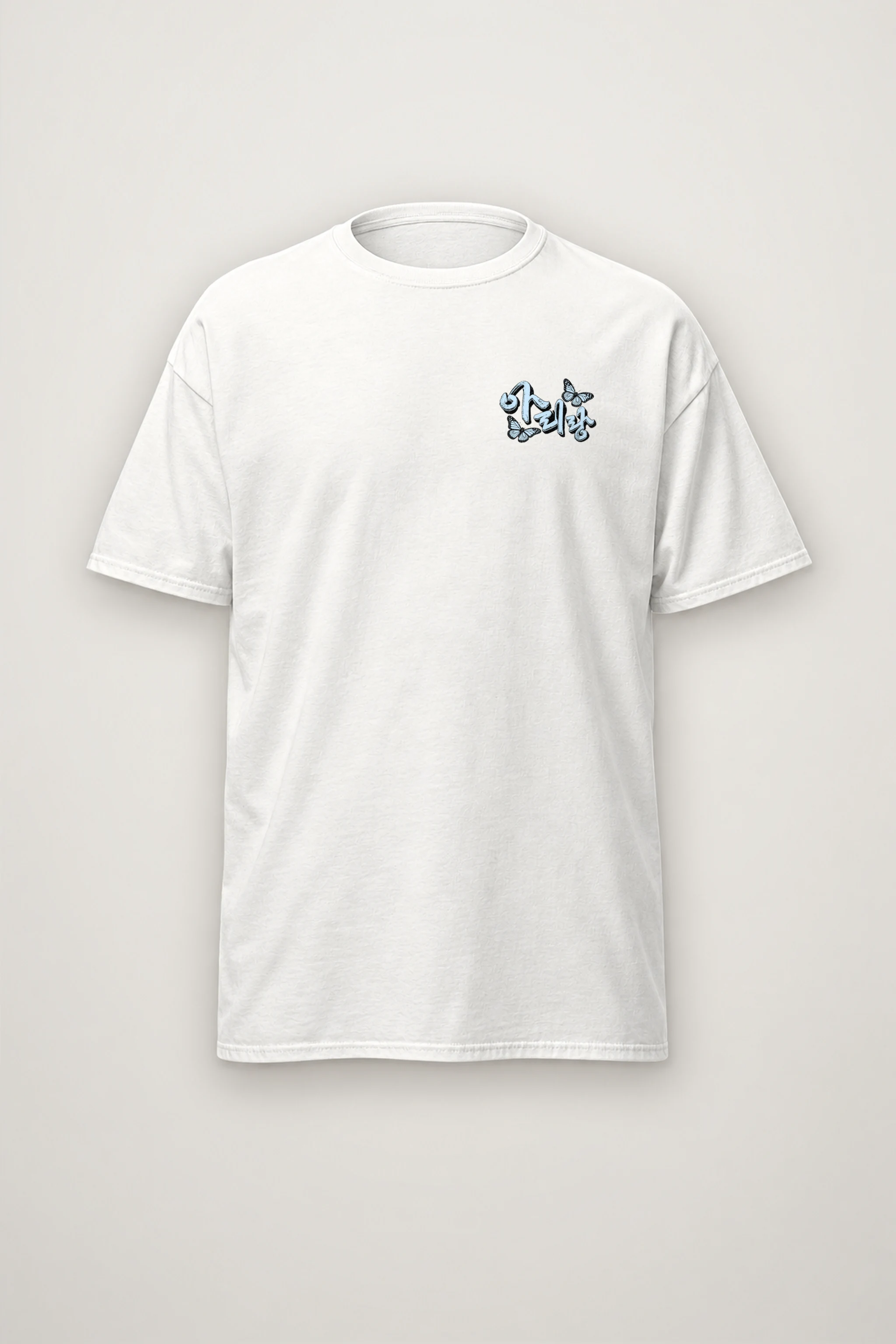 "Butterfly Musician" Heavyweight Unisex Crewneck T-shirt