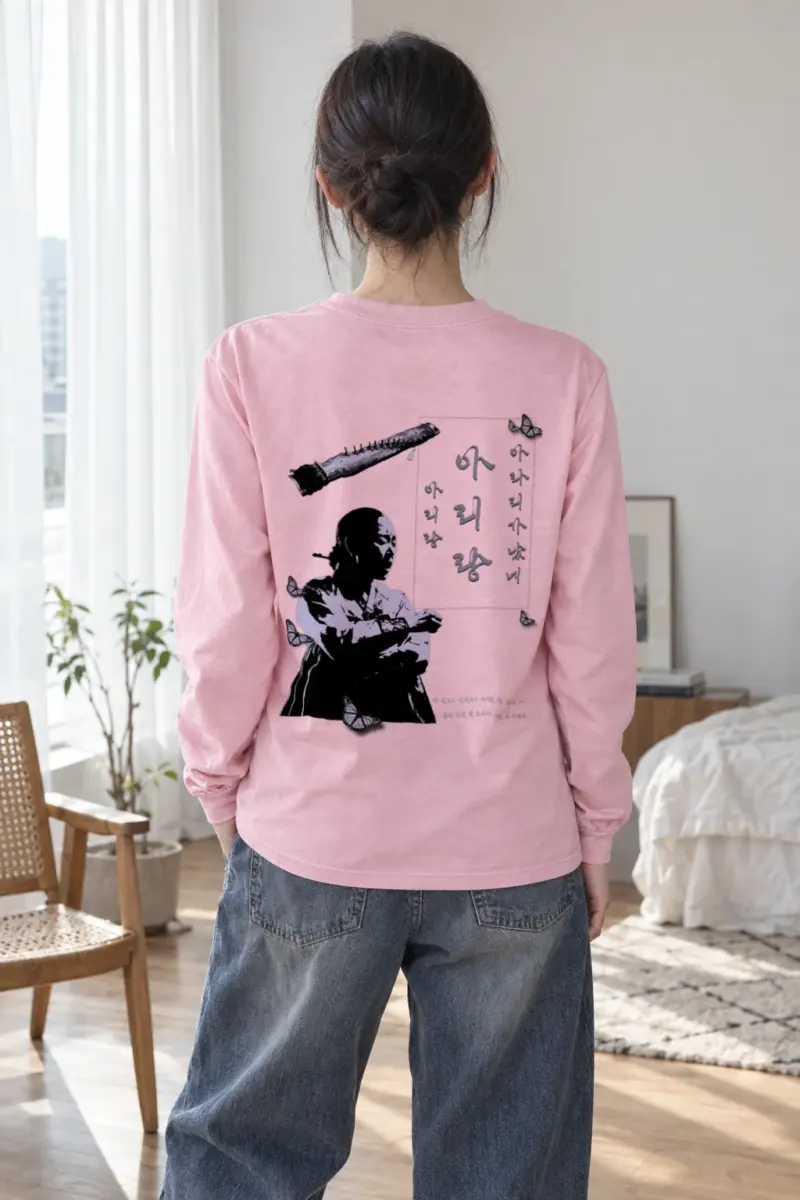 "Butterfly Static" Unisex Longsleeve T-shirt