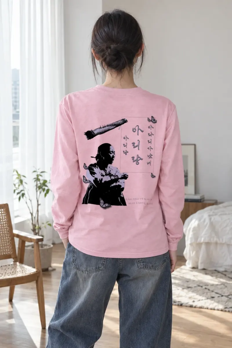 "Butterfly Static" Unisex Longsleeve T-shirt