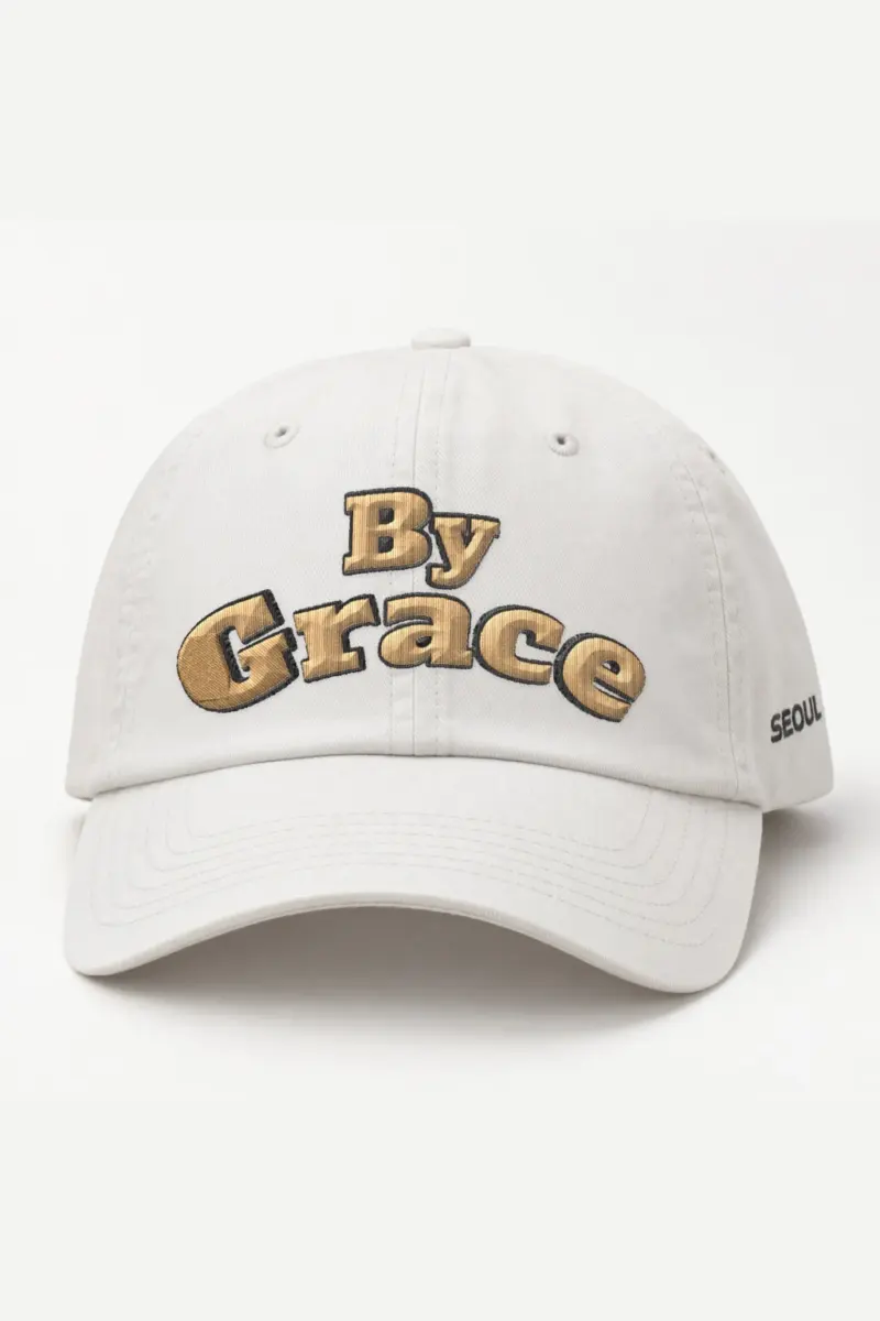 "By Grace" Classic Dad Hat · Embroidered