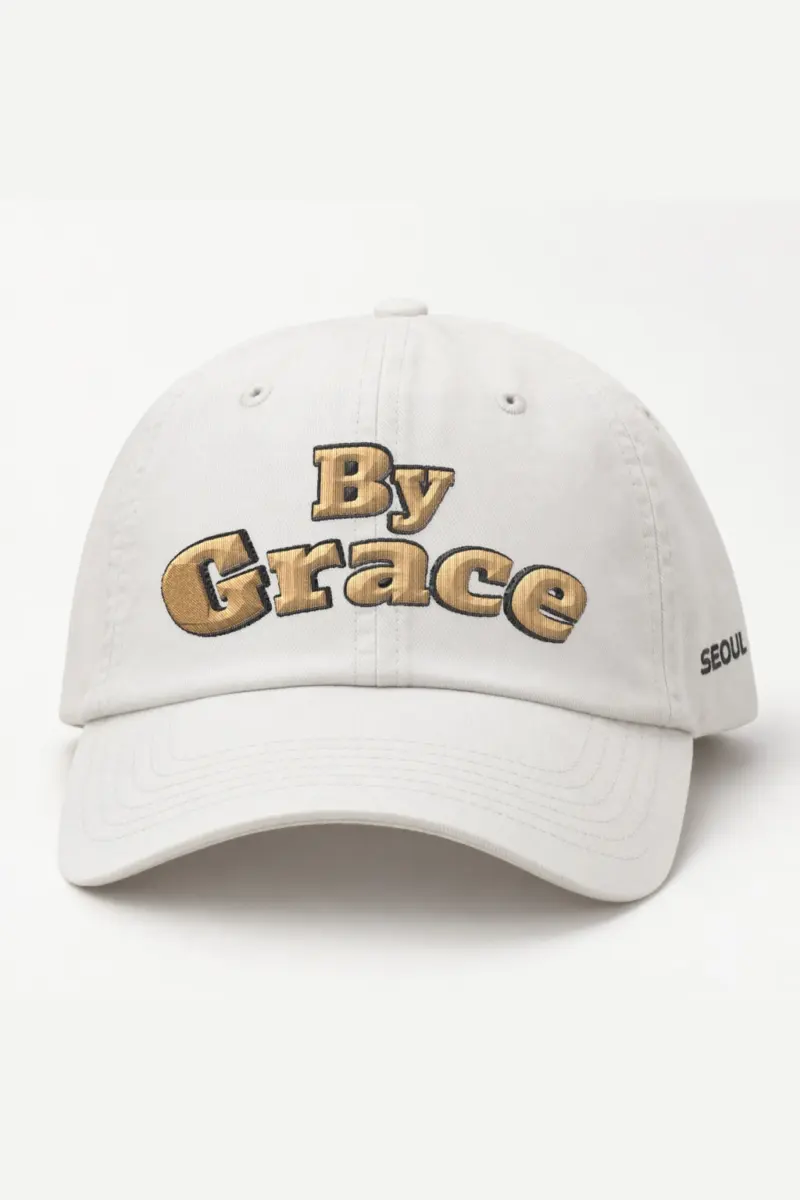 "By Grace" Classic Dad Hat · Embroidered