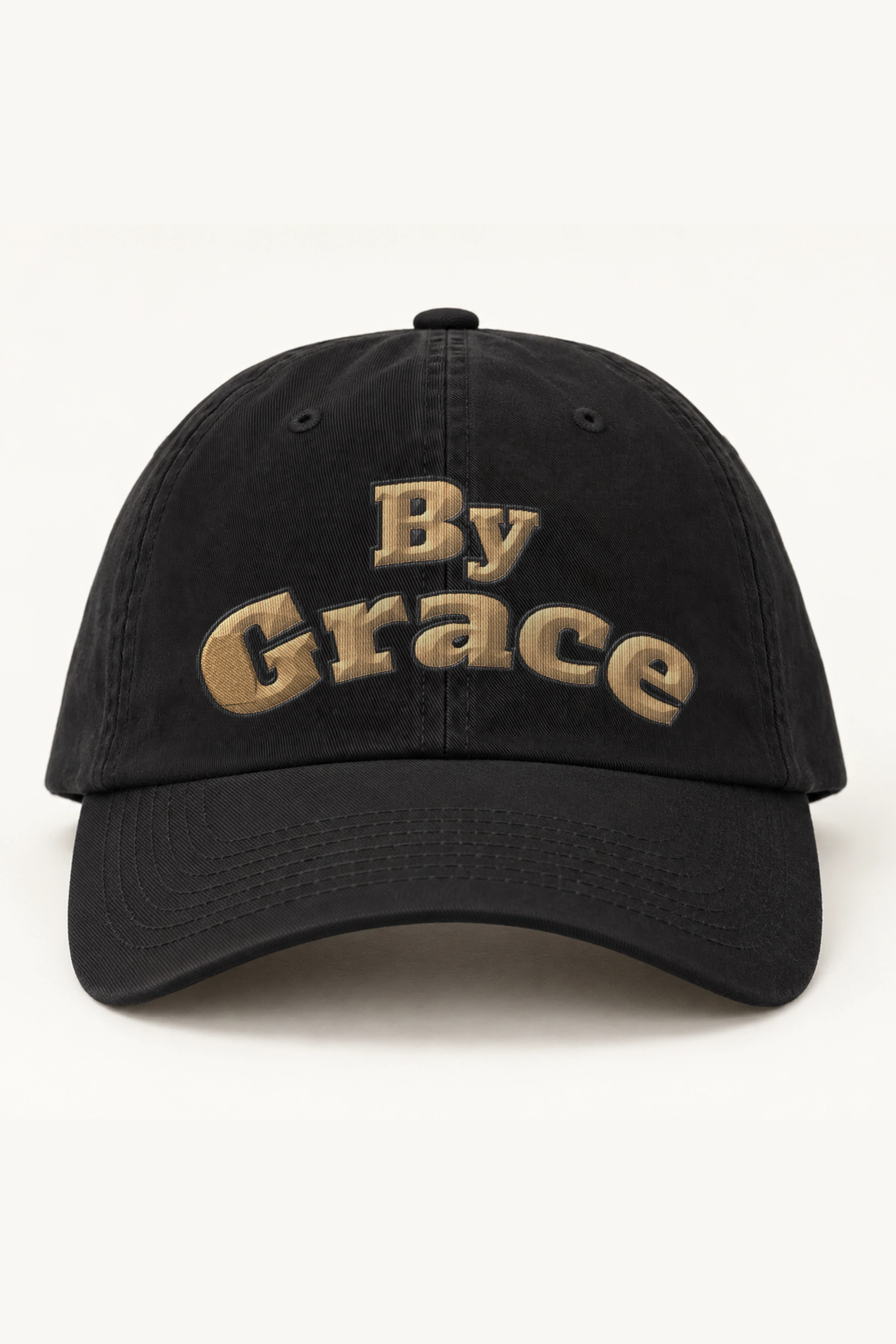 "By Grace" Classic Dad Hat · Embroidered
