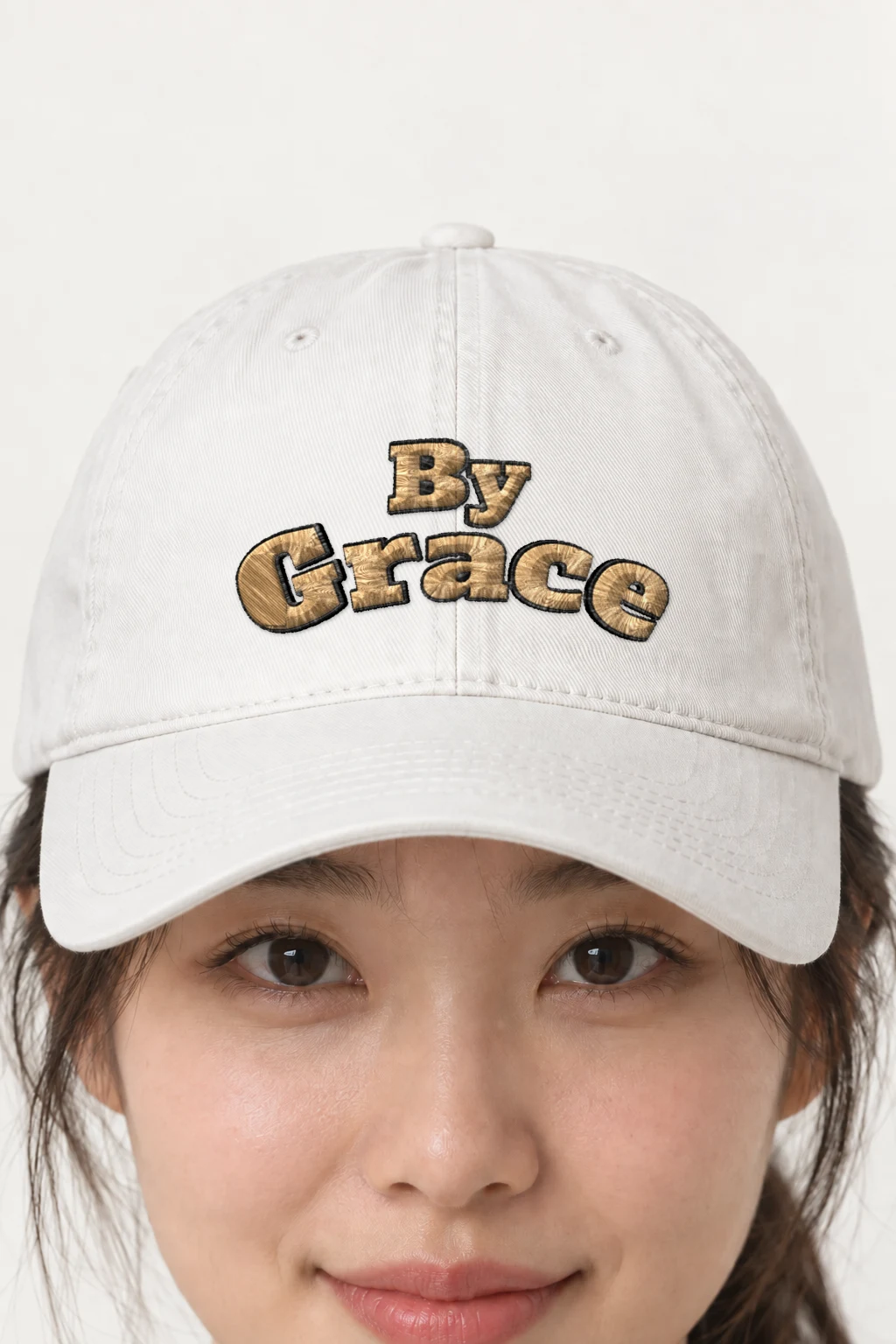 "By Grace" Classic Dad Hat · Embroidered | Yupoong 6245CM