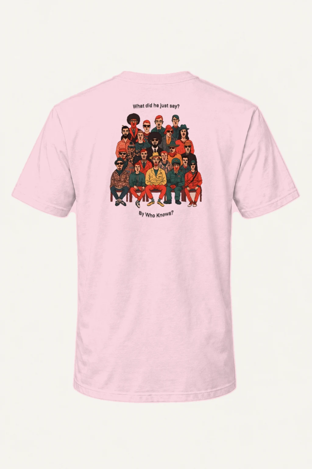 "By Who Knows" Heavyweight Unisex Crewneck T-shirt | Gildan 5000