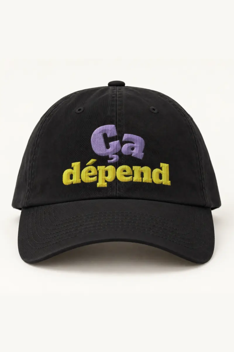 "Ça Dépend" Classic Dad Hat · Embroidered