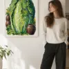 "Cabbage And Clay" Premium Wooden Framed Poster