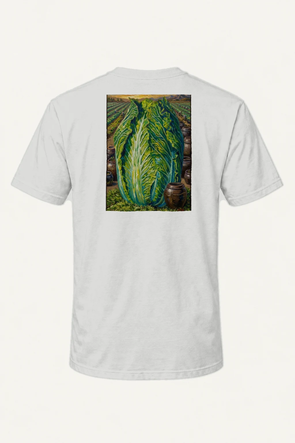 "Cabbage Field" Heavyweight Unisex Crewneck T-shirt | Gildan 5000