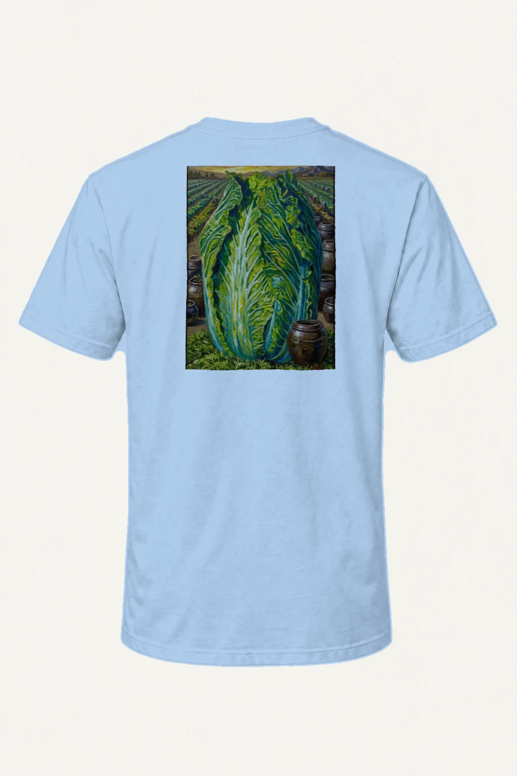 "Cabbage Field" Heavyweight Unisex Crewneck T-shirt | Gildan 5000