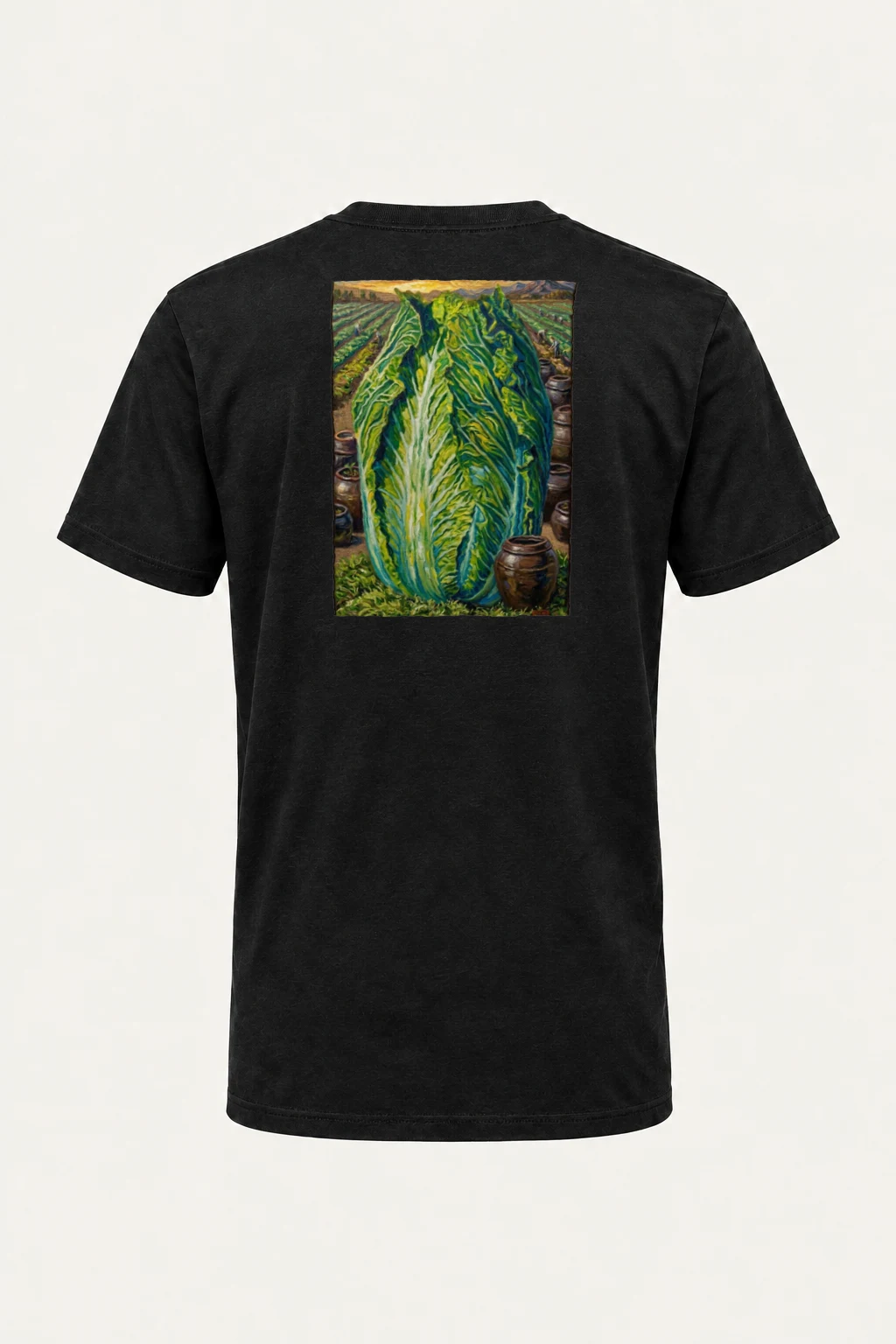 "Cabbage Field" Heavyweight Unisex Crewneck T-shirt | Gildan 5000