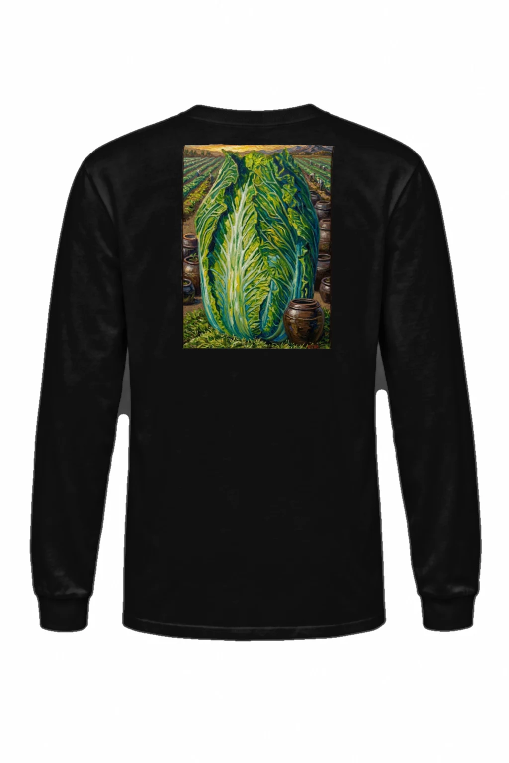 "Cabbage Field Study" Unisex Longsleeve T-shirt | Gildan 2400