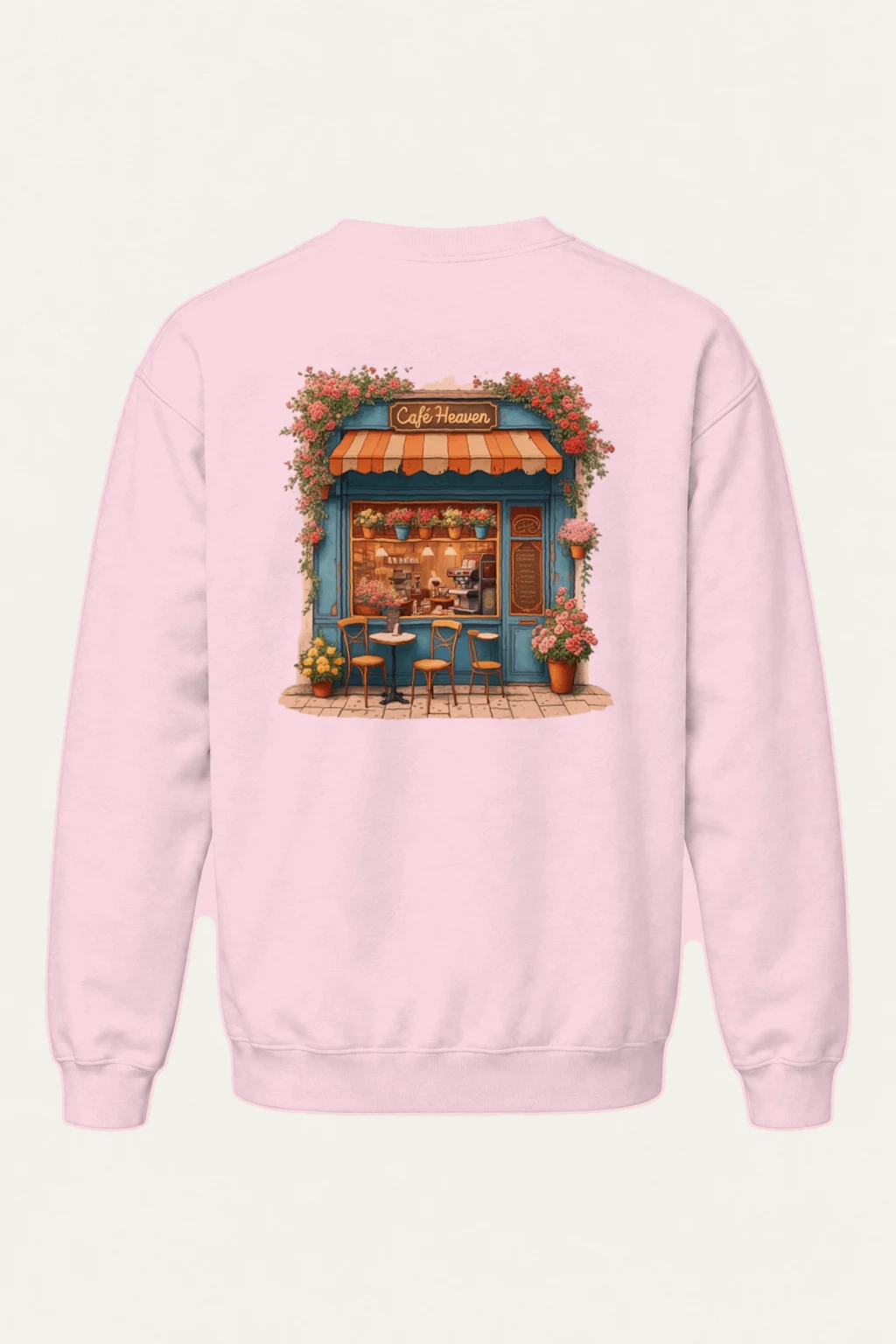 "Café Heaven" Heavy Blend Unisex Crewneck Sweatshirt | Gildan 18000