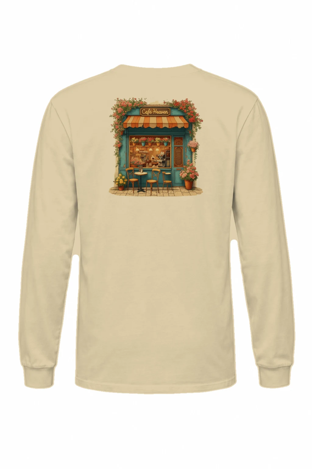 "Café Heaven" Unisex Longsleeve T-shirt | Gildan 2400
