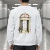 "Café In Fine Line" Heavy Blend Unisex Crewneck Sweatshirt