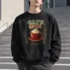 "Cafe Open" Heavy Blend Unisex Crewneck Sweatshirt | Gildan 18000