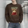 "Cafe Open" Heavy Blend Unisex Crewneck Sweatshirt