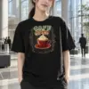 "Cafe Open" Heavyweight Unisex Crewneck T-shirt | Gildan 5000