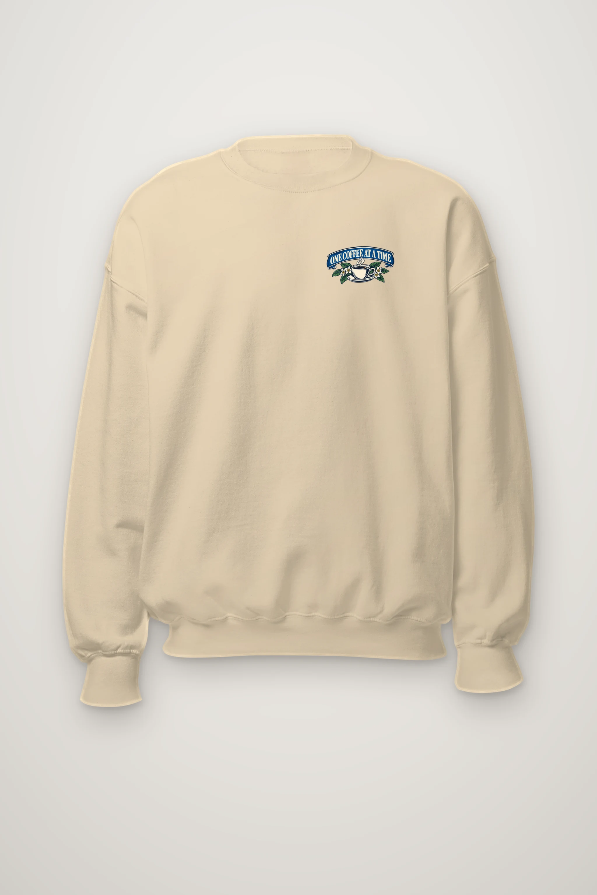"Café Pause" Heavy Blend Unisex Crewneck Sweatshirt
