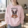 "Caffeine And Pawsitivity" Heavy Blend Unisex Crewneck Sweatshirt | Gildan 18000