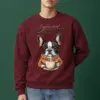 "Frenchie Coffee Cup" Heavy Blend Unisex Crewneck Sweatshirt | Gildan 18000