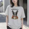 "Caffeine and Pawsitivity" Heavyweight Unisex Crewneck T-shirt | Gildan 5000