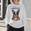 "Caffeine and Pawsitivity" Unisex Longsleeve T-shirt | Gildan 2400