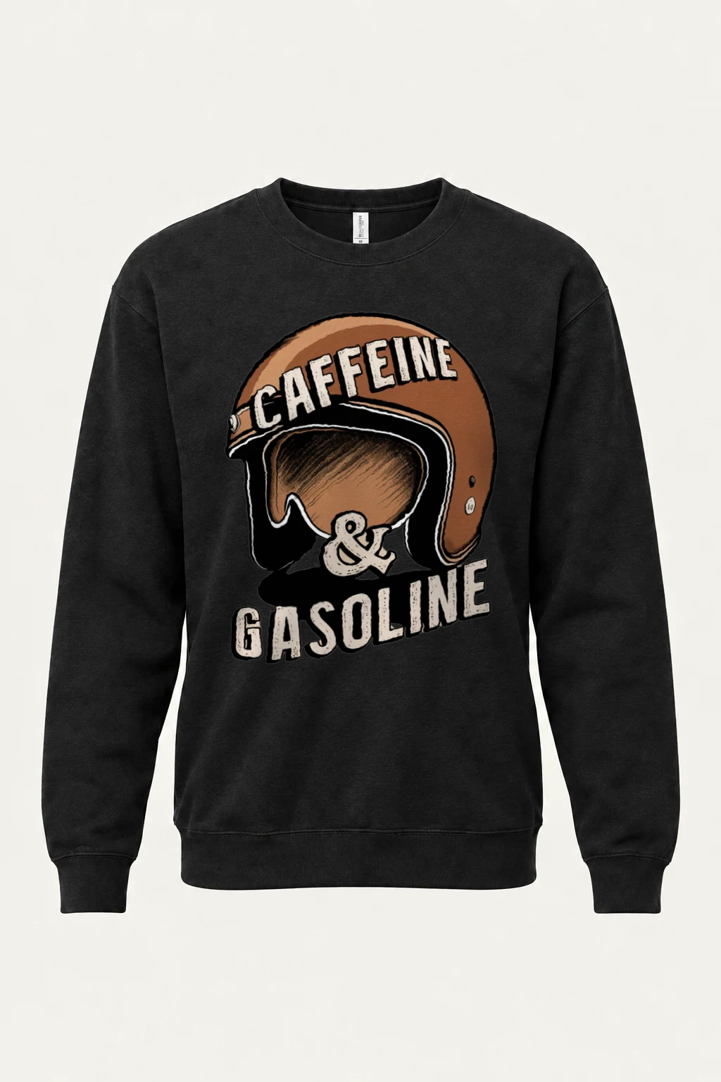 "Caffeine & Gasoline" Heavy Blend Unisex Crewneck Sweatshirt | Gildan 18000