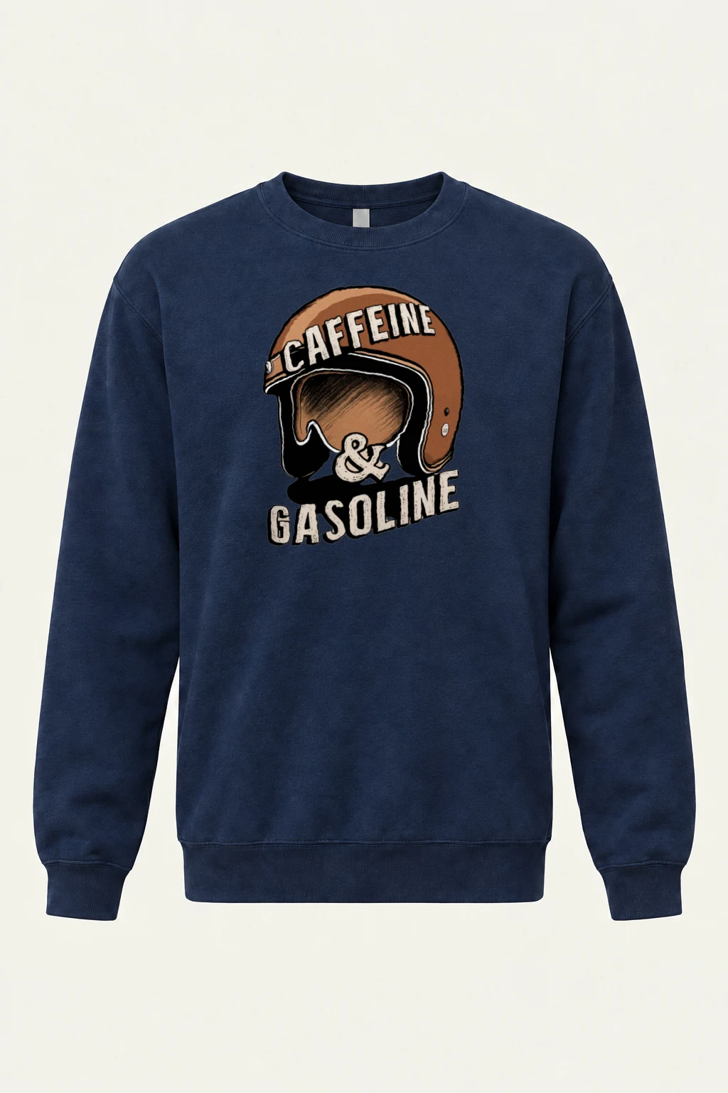 "Caffeine & Gasoline" Heavy Blend Unisex Crewneck Sweatshirt | Gildan 18000