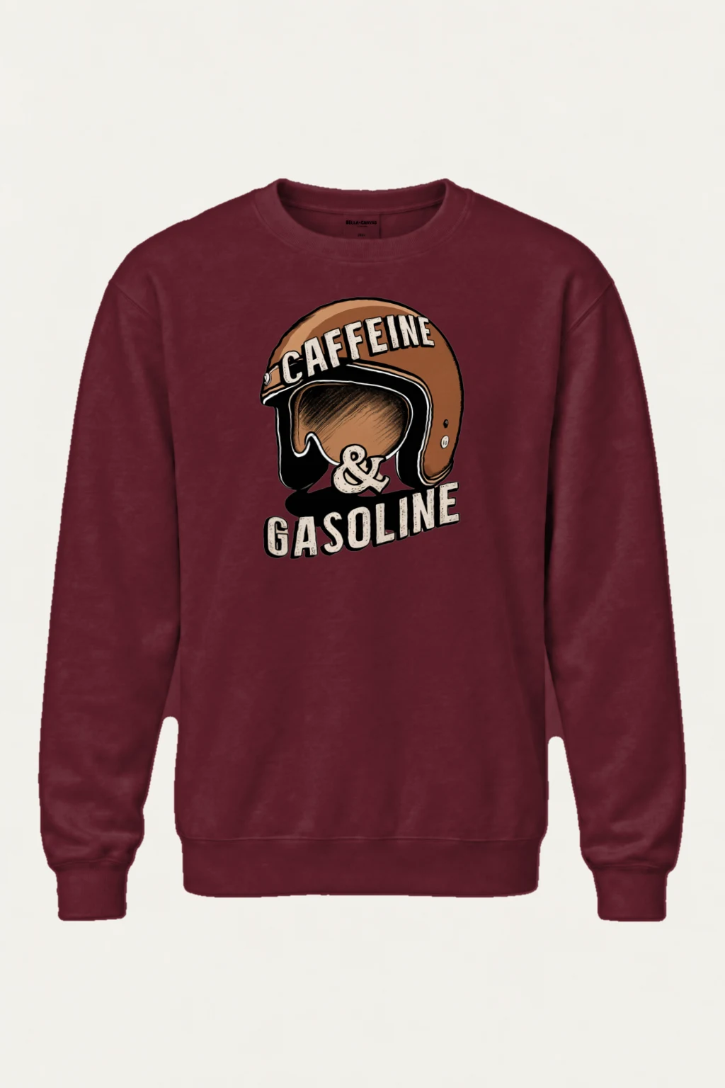 "Caffeine & Gasoline" Heavy Blend Unisex Crewneck Sweatshirt | Gildan 18000