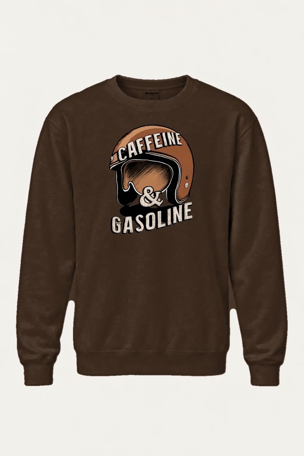 "Caffeine & Gasoline" Heavy Blend Unisex Crewneck Sweatshirt | Gildan 18000
